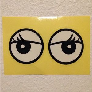 Eyeball STICKER Body Part Kids Preschool Fun Art